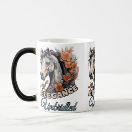Caneca Mágica Laranja Flor Cavalo Adorado: Artista Feminina