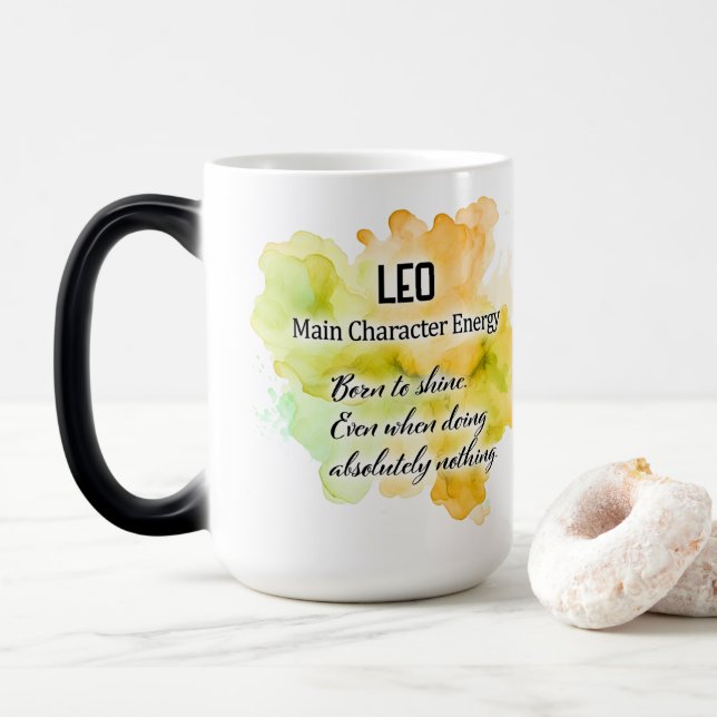 Caneca Mágica Leão (Com Donut)