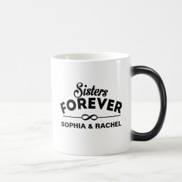 Caneca Mágica Legal - Irmãs para sempre