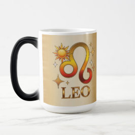 Caneca Mágica Leo Zodiac Sign Glyph Morphing Mug