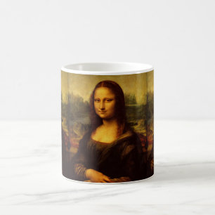 Caneca Mágica Leonardo Da Vinci Mona Lisa Pintura De Arte Bela