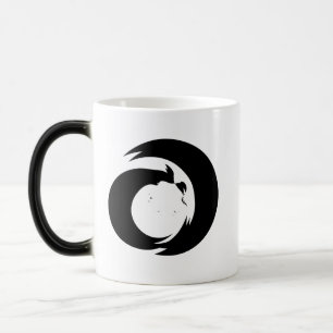 Caneca Mágica Letra Estilizada "A" Monograma Arte Moderna