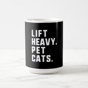 Caneca Mágica Levantem Gatos Pesados De Pet Engraçados, Giro En