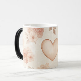 Caneca Mágica Light Hearts Pattern Valentines