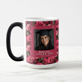 Caneca Mágica Lilases Calla Elegantes Padrão Enfermeira Certific
