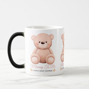 Caneca Mágica Linda Menina Urso Laranja Mamãe Para Ser Chaveiro