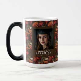 Caneca Mágica Lindos Lírios-de-água Estampa Graduado