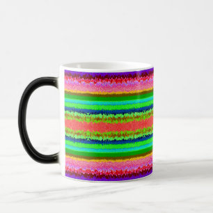 Caneca Mágica Linhas abstratas coloridas fofas