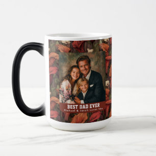 Caneca Mágica Lírios Calla Flor Orgulhoso Pai Pop Celebração