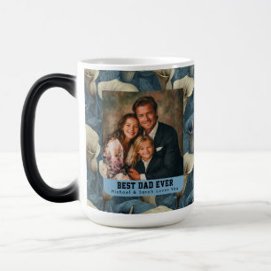 Caneca Mágica Lírios Calla Flor Papai Pai Retro