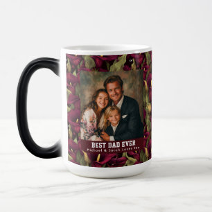 Caneca Mágica Lírios Calla Floral Presente para o Pai