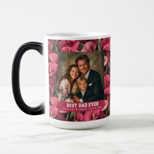Caneca Mágica Lírios Calla Nature Orgulhoso Pai Pop Família