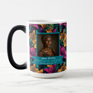 Caneca Mágica Lírios Personalizáveis Brilham na Festa de Verão
