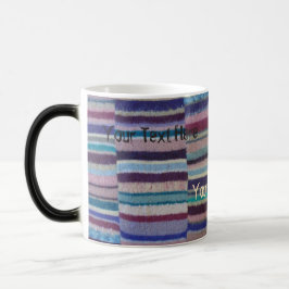 Caneca Mágica listras de malha colorida diversão única