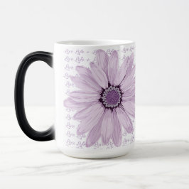Caneca Mágica Live Life Flor Mug