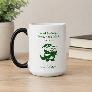 Caneca Mágica Livros de Café Sucesso do Aluno Vida de Professor