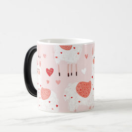 Caneca Mágica Llamas pattern valentines