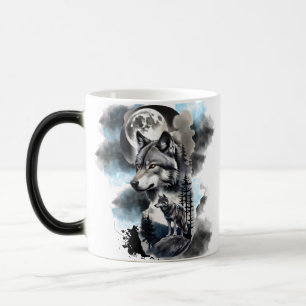 Caneca Mágica Lobos da Lua Escura
