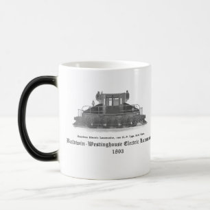 Caneca Mágica Locomotiva elétrica 1893 de Baldwin Westinghouse