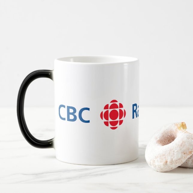 Caneca Mágica Logotipo CBC/Radio-Canadá - Mufa Morphing (Com Donut)
