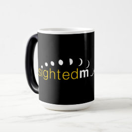 Caneca Mágica Logotipo da Lua Vista
