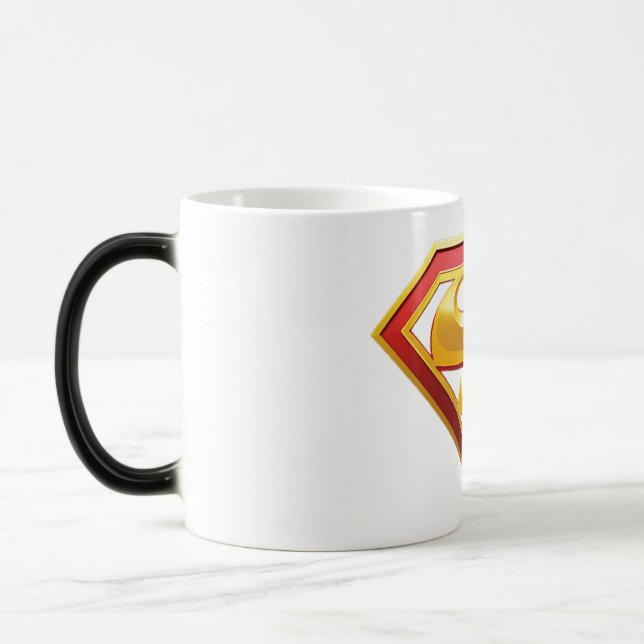 Caneca Mágica logotipo do Superman (Esquerda)