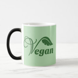 Caneca Mágica Logotipo Vegan Folha