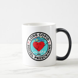 Caneca Mágica Longa Covid - Mug de Café que Prescreve Social