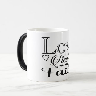 Caneca Mágica Love never fails