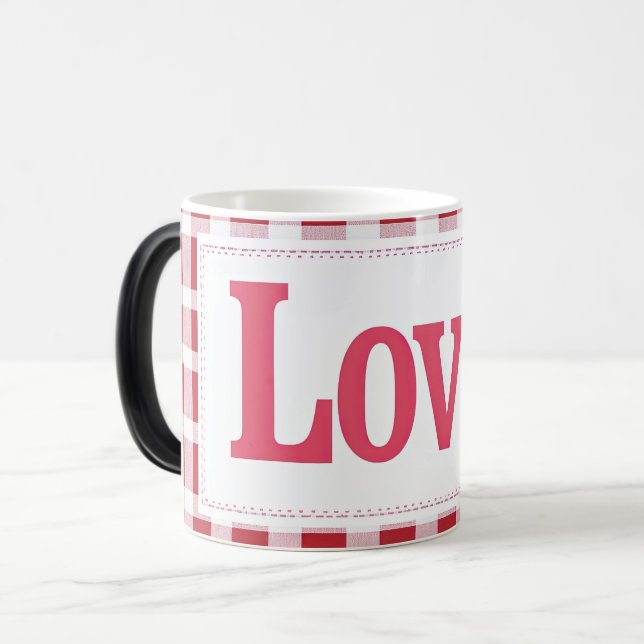Caneca Mágica Love valentines (Frente Esquerda)