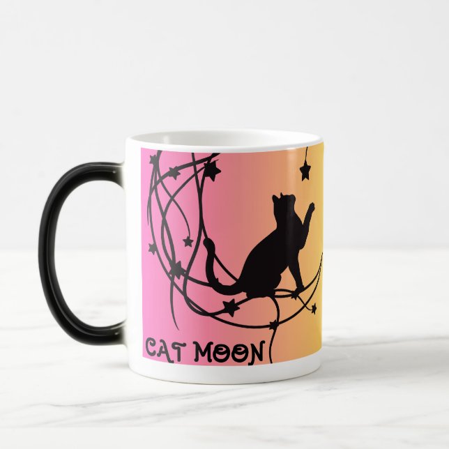 Caneca Mágica lua de gatos (Esquerda)