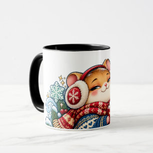 Caneca Mágica Luva de Cacau Clássico Raposa de Inverno Fo