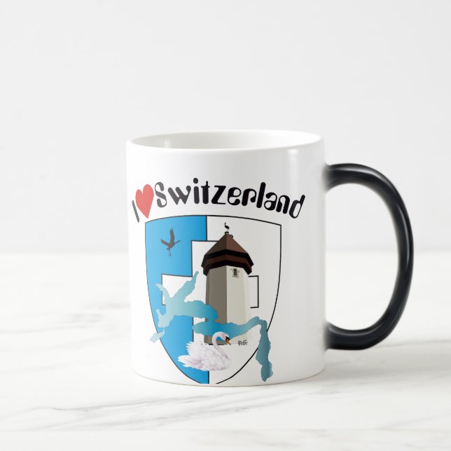 Caneca Mágica Luzern Suíça taça (Direita)