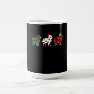 Caneca Mágica Luzes de árvore de ovelha engraçadas   Presente 