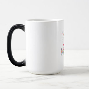 Caneca Mágica Mãe Abençoada Por Ser Chamado De Mãe E Flor Meme