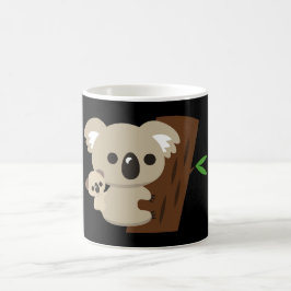 Caneca Mágica Mãe de família bonita Koala Ursa com bebê