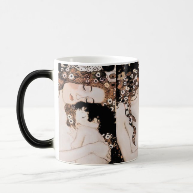 Caneca Mágica Mãe e criança Gustavo Klimt (Esquerda)
