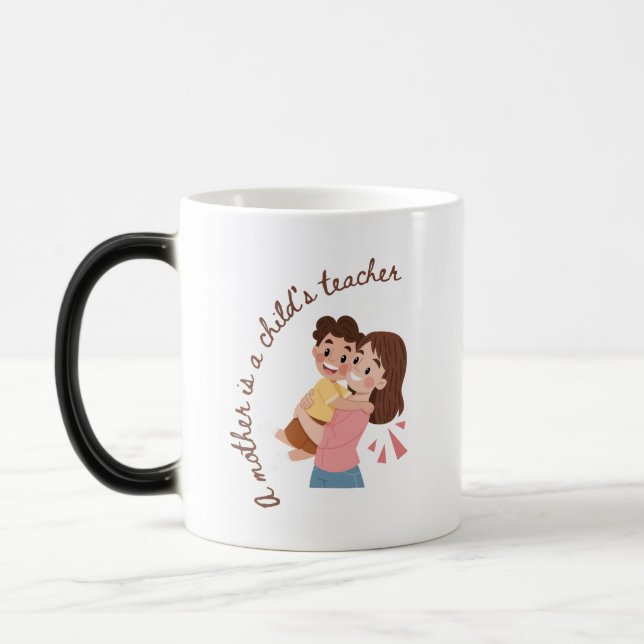 Caneca Mágica Mãe - O início da sabedoria e da educação (Esquerda)