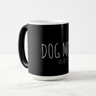 Caneca Mágica Mãe personalizada de cachorro moderno