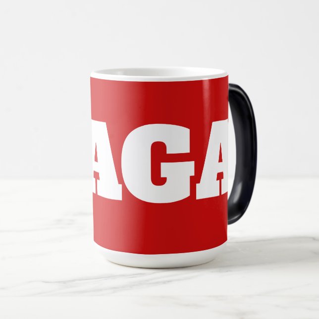Caneca Mágica MAGA não precisa de descrição (Frente Esquerda)
