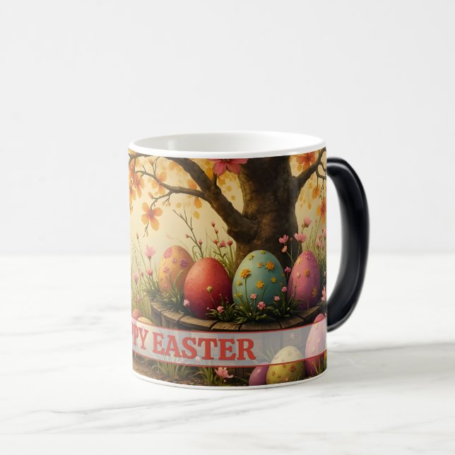 Caneca Mágica Magia da Florada de Primavera com o Esplendor do O (Frente Esquerda)