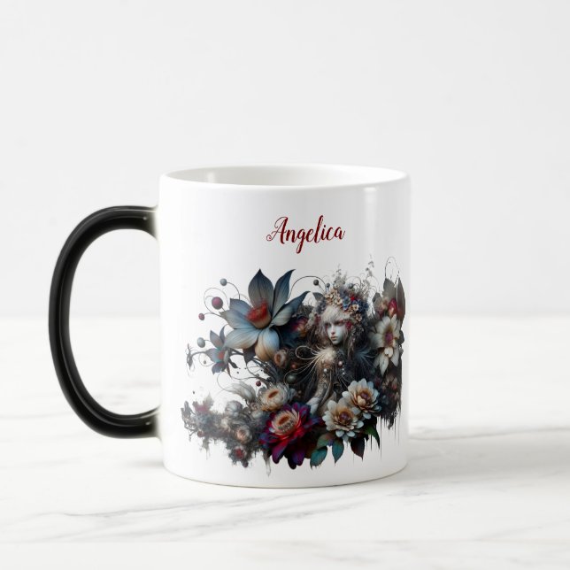 Caneca Mágica Magia Pixie Morphing Mug para Meninas - Personaliz (Esquerda)