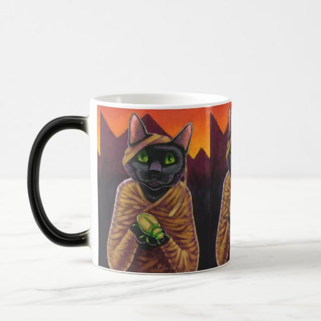 Caneca Mágica Magic Morphing Vampire Cat Mug (Esquerda)