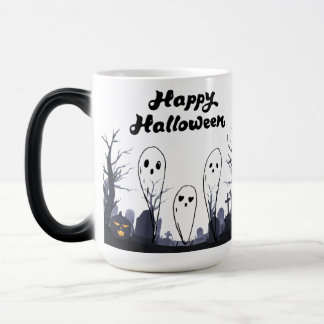 Caneca Mágica magic mug with Halloween design
