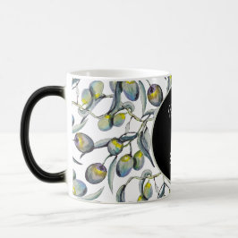 Caneca Mágica Mágica Oliva Cintada Manualmente