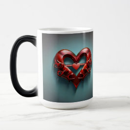 Caneca Mágica Mágica Transformações Amor Símbolo Morphing Mug