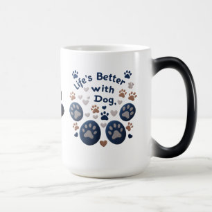 Caneca Mágica Mágicas patas, sem fim de amor