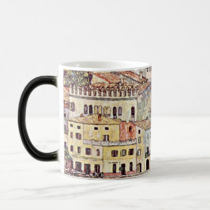 Caneca Mágica Malcesine no lago Garda por Gustav Klimt