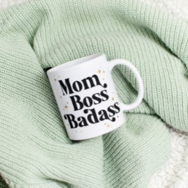 Caneca Mágica Mamãe Negra Chefe Badass Café Mug Moderno Negro Do