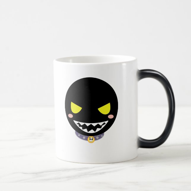 Caneca Mágica Mancha a cabeça preta do fantasma (Direita)